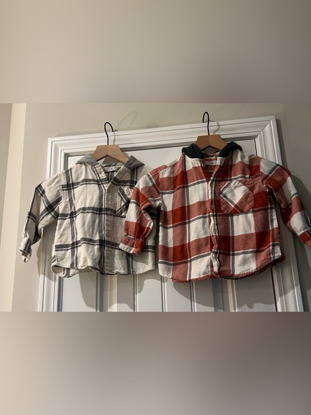 Zara Flannel shirt Hoodies lot of 2
